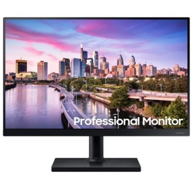 Monitor Profesional Samsung F24T450GYU 24"/ Full HD/ Multimedia/ Regulable en altura/ Negro