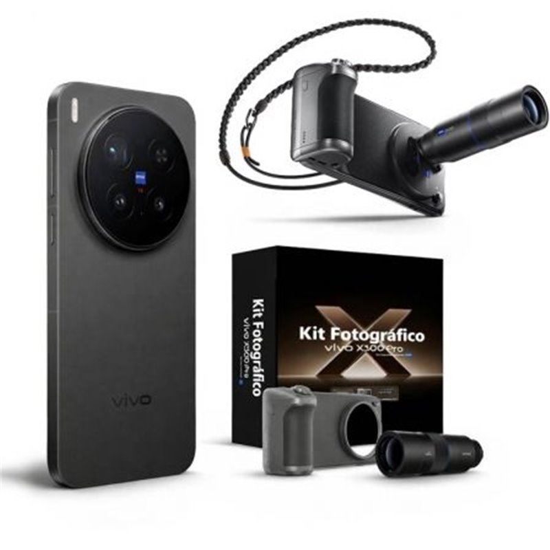 Smartphone Vivo X300 Pro 16GB/ 512GB/ 6.78"/ 5G/ Negro + Kit fotogr�fico Vivo X300