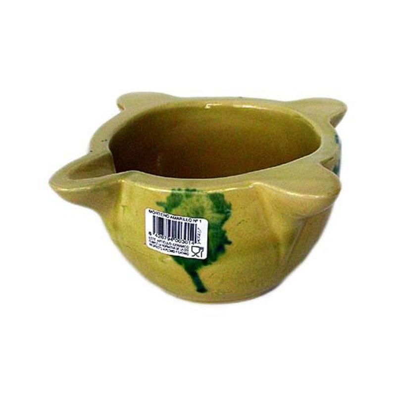 MORTERO AMARILLO VERDE AJO ACEITERA N�3