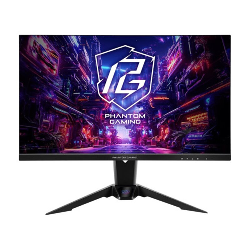 MONITOR ASROCK PG27FFX2A,27",FHD (1920X1080),520HZ,1000:1,1MS,2HDMI+1DP,WIFI+3USB3.2,WIFI,ALTAVOCES,PLANO,NEGRO