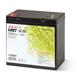 SALICRU BATERIA UBT 12/55  AGM RECARGABLE DE 55 AH/ 12 V