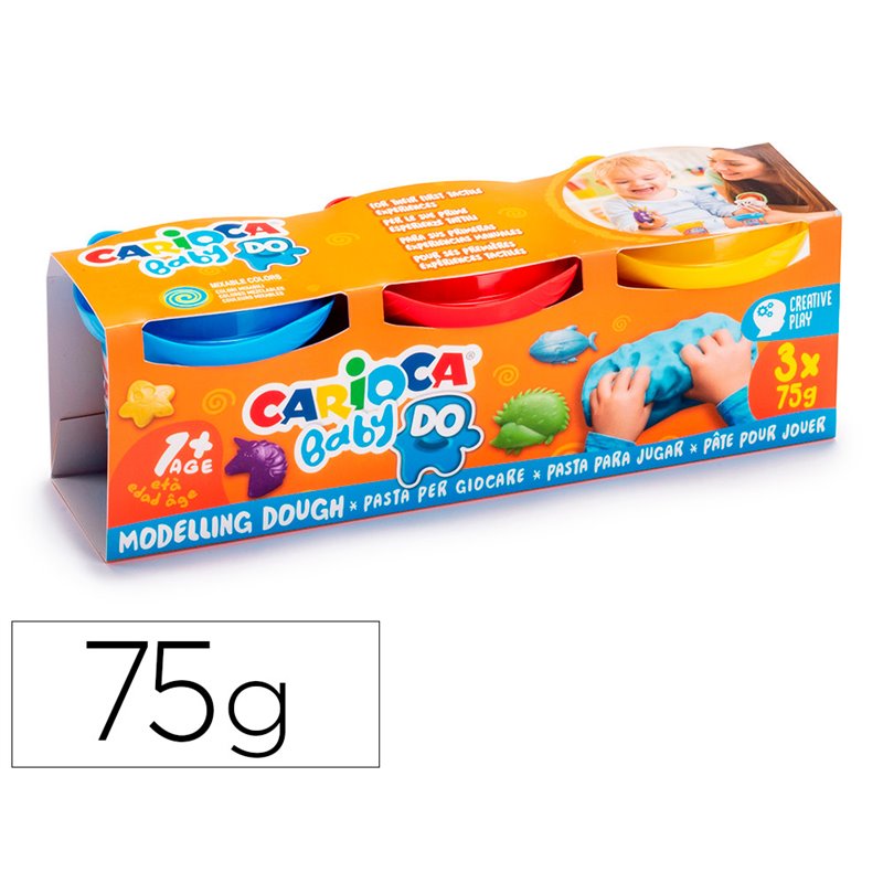 PASTA DE MODELAR BABY DOUGH +1 3X75mg