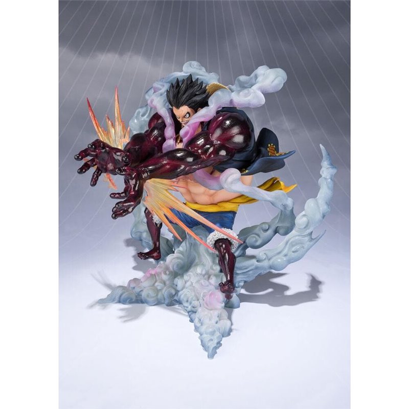 Figura Figuarts Zero Monkey D Luffy Gear 4 Leo Bazooka Reissue One Piece 18cm