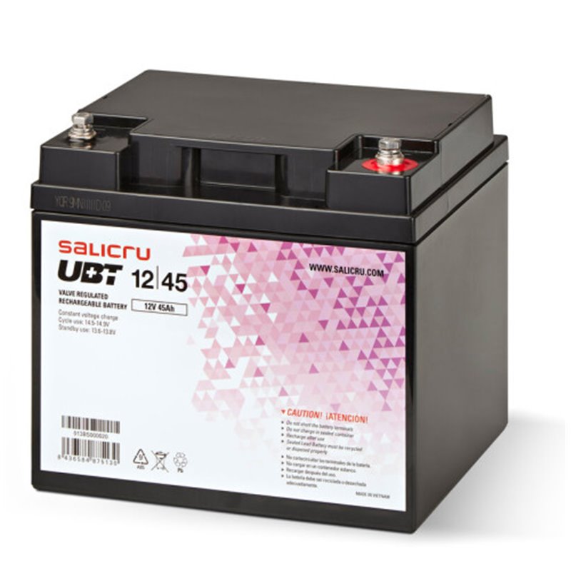 SALICRU BATERIA UBT 12/45 AGM RECARGABLE DE 45 AH/ 12 V