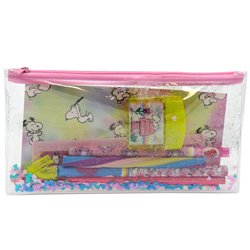 Set papeleria + portatodo Snoopy