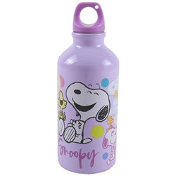 Botella aluminio Snoopy 400ml