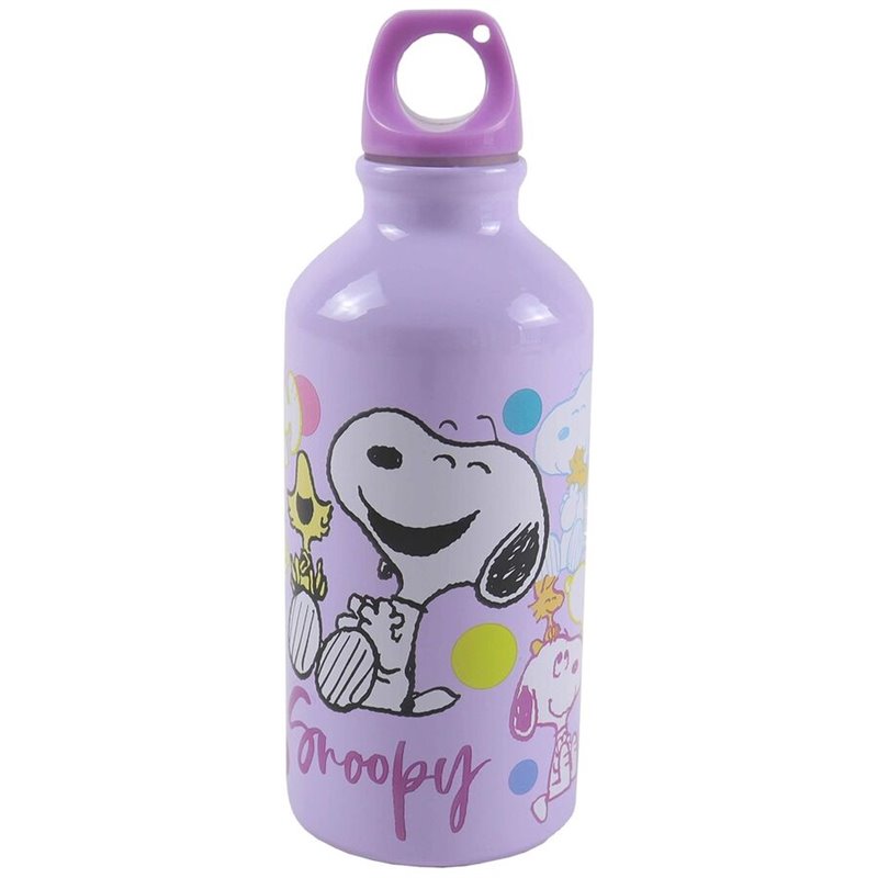 Botella aluminio Snoopy 400ml