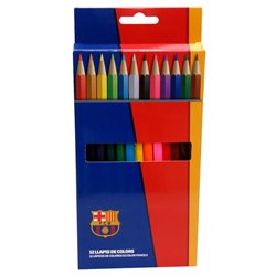 Caja lapices colores FC Barcelona