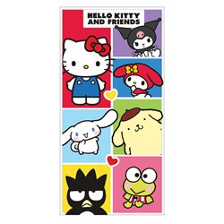 Toalla Hello Kitty and Friends microfibra