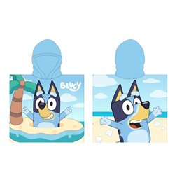 Poncho toalla Bluey microfibra