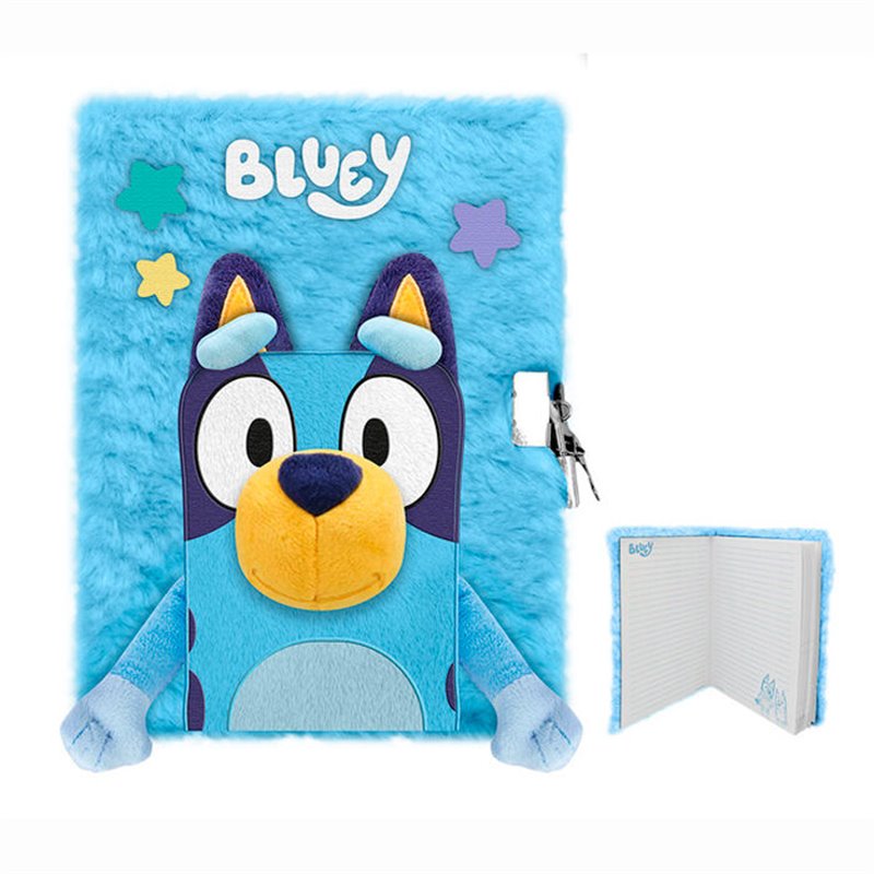Cuaderno peluche A5 Bluey
