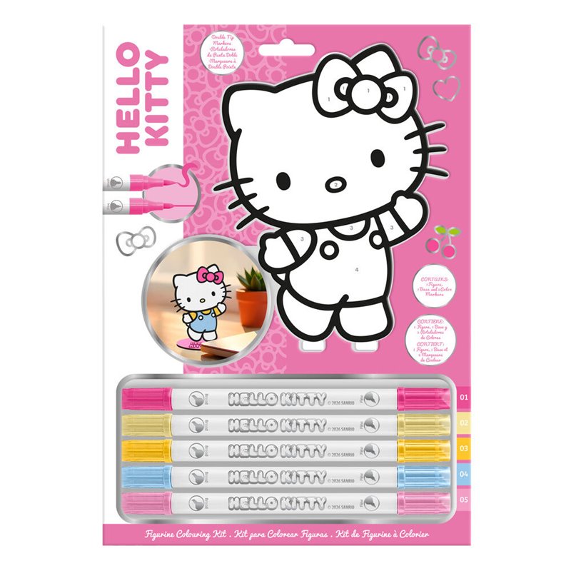 Set colorear Hello Kitty and Friends