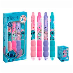 Blister 4 boligrafos Stitch Disney