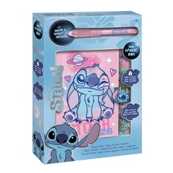 Diario + boligrafo magico Stitch Disney