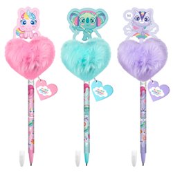 Boligrafo pompon topper 3D Sweet Dreams & Friends surtido