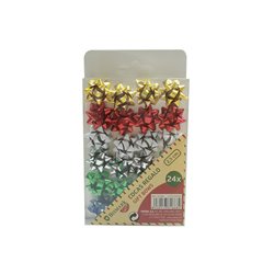 SET 24 COCAS REGALO NAVIDAD 2.5CM