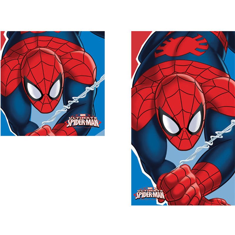 Set toallas manos Spiderman Marvel microfibra