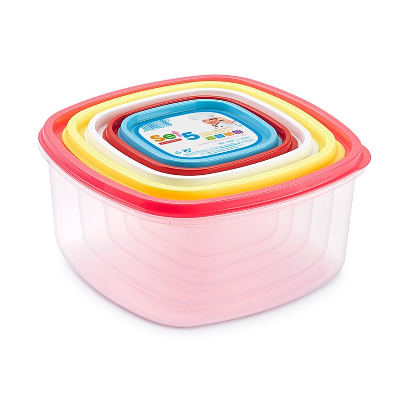 SET 5 FIAMBRERAS CUADRADA URBAN