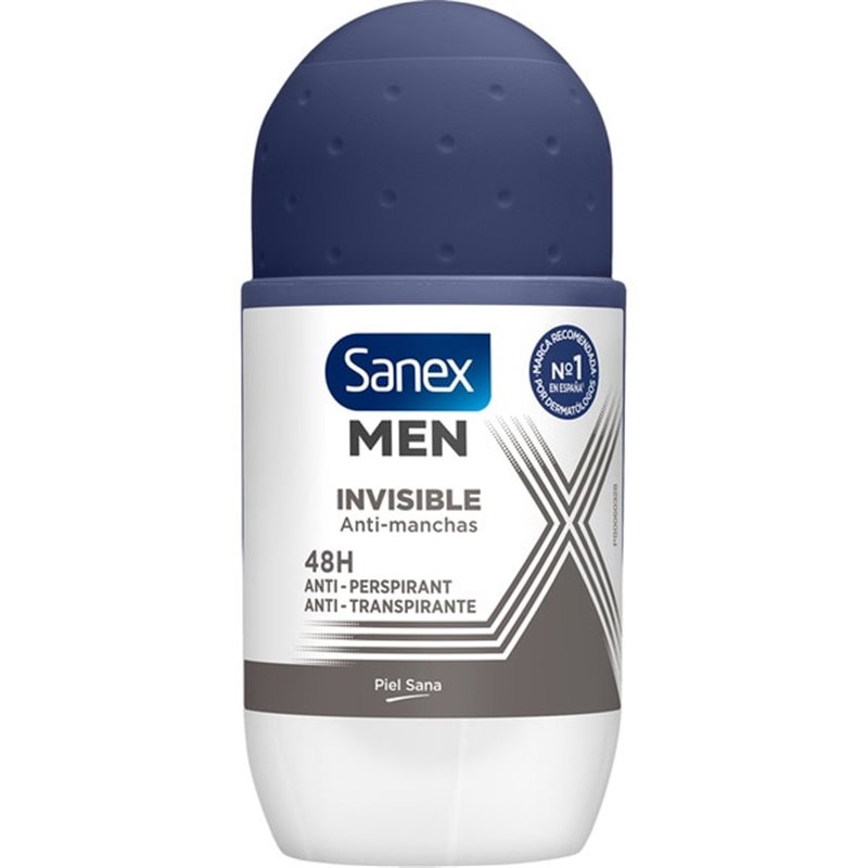 SANEX DESODORANTE ROLLON MEN INVISIBLE 50ML