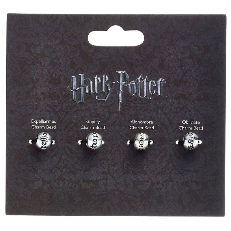 Set 4 abalorios hechizo Harry Potter surtido