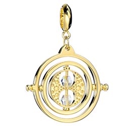 Charm Giratiempos Harry Potter plata baño oro
