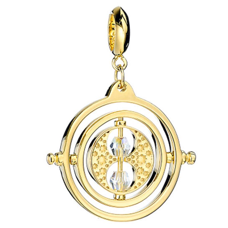 Charm Giratiempos Harry Potter plata baño oro