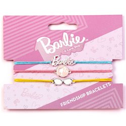 Set 3 pulseras Amistad Barbie