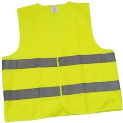 CHALECO REFLECTANTE FLUORESCENTE AMARILLO HOMOLOGADO CE EN-471 TALLA XL