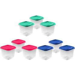 SET DE 3 FIAMBRERAS PALERMO CUADRADA 0.3L