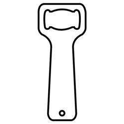 ABREBOTELLAS CLASICO METAL x2