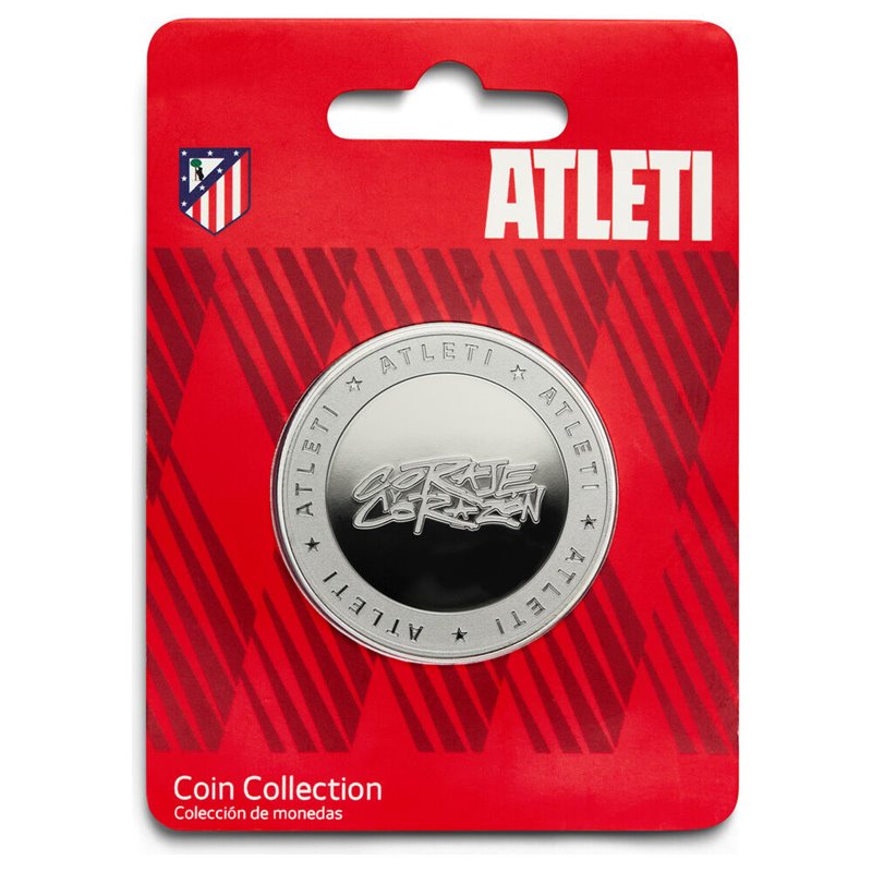 Moneda Coraje y Corazon Atletico de Madrid