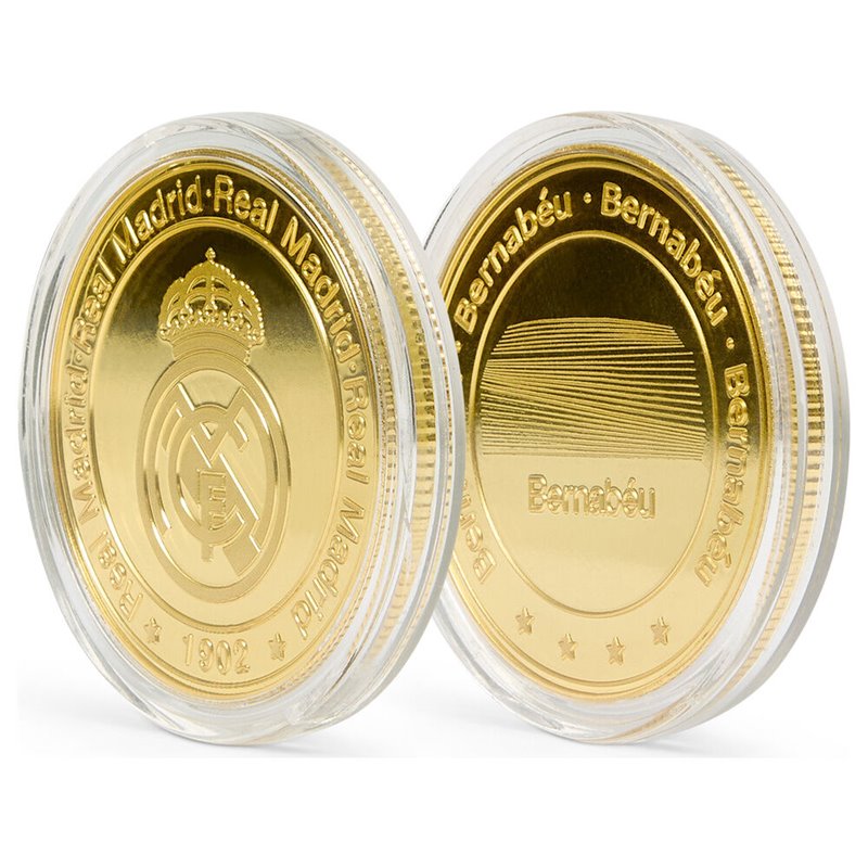 Moneda Berbabeu Dorada Real Madrid
