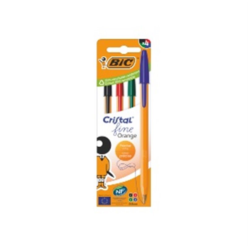 BIC NARANJA x 4 SURTIDOS