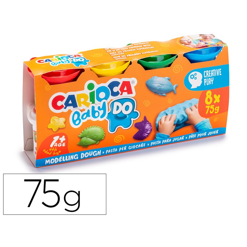 PASTA DE MODELAR BABY DOUGH +1 8x75 ML
