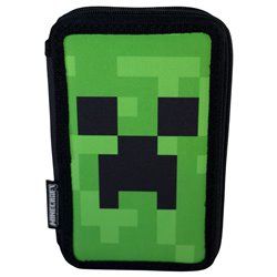 Bolsa cremallera Face Minecraft triple