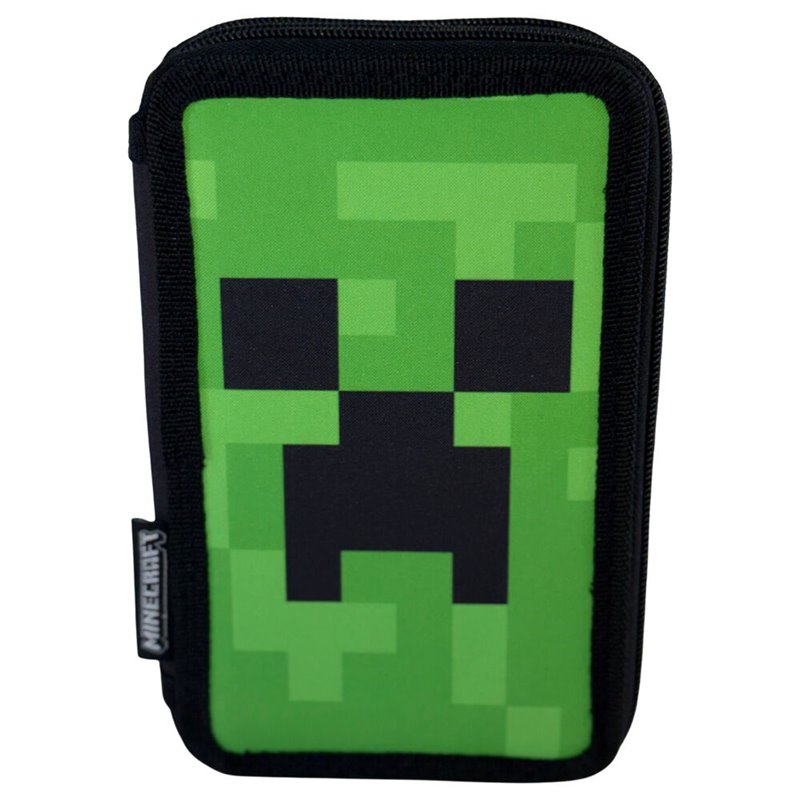 Bolsa cremallera Face Minecraft triple