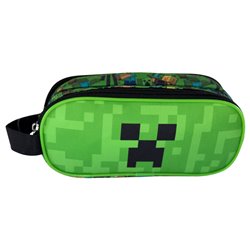 Bolsa cremallera Face Minecraft