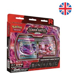 Blister cartas League Battle Deck Team Rockets Mewtwo Ex Pokemon ingles