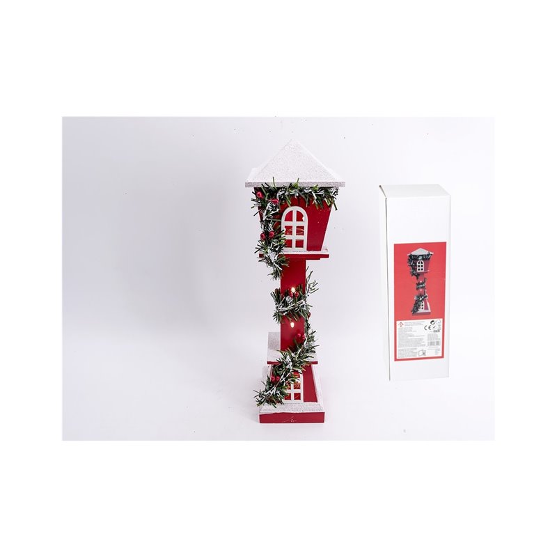 FAROL ROJO 14LED 37X11.7X10CM