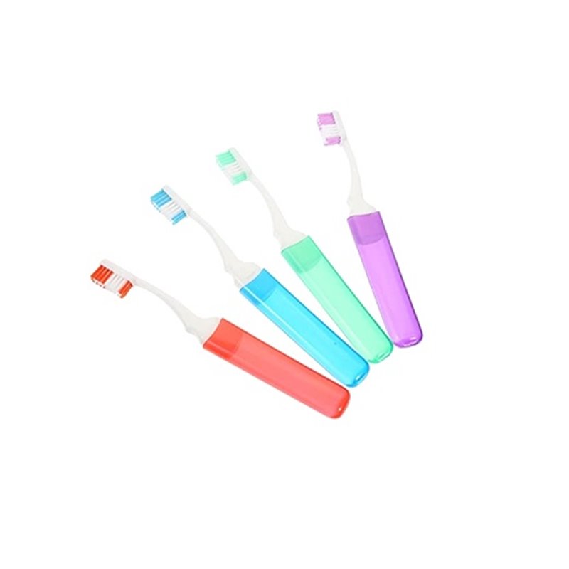 CEPILLO DIENTES PLEGABLE VIAJE 2UD COLORES SURTIDOS