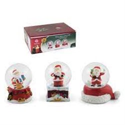 BOLA AGUA PAPA NOEL - 7CM 3 SURTIDOS