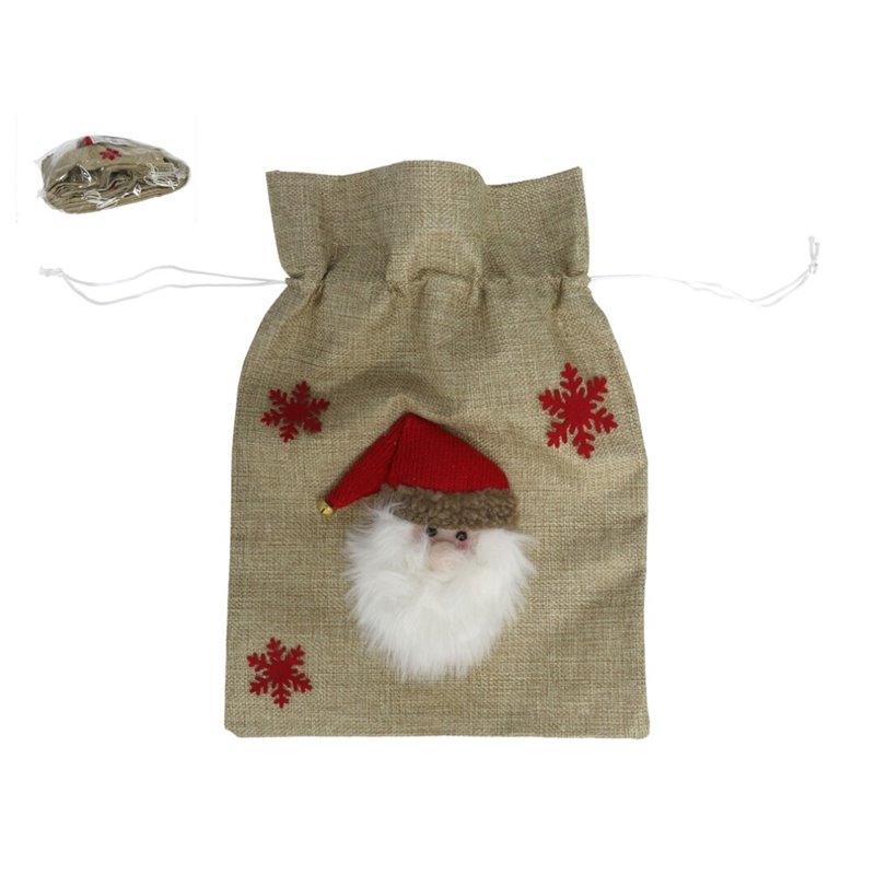 SACO CABEZA SANTA DECORADO 35X25CM
