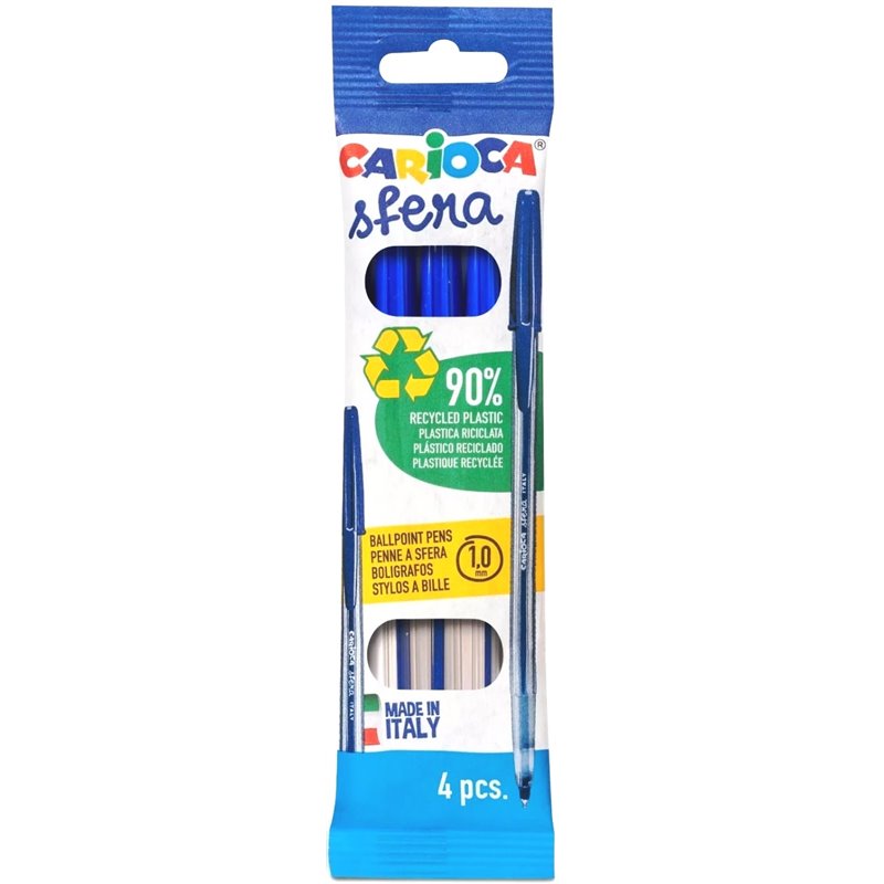 BOLIGRAFO SFERA CARIOCA 4 PCS.