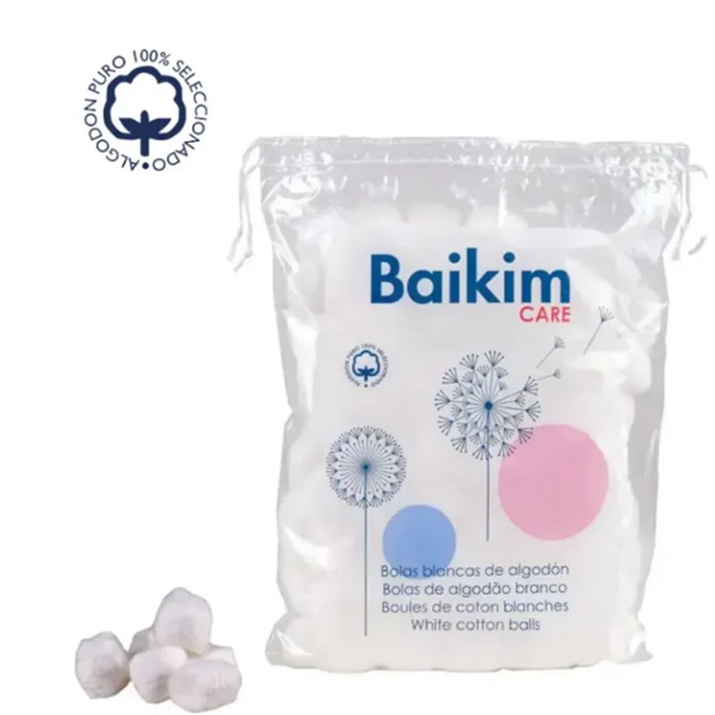 BOLAS ALGODON BLANCAS BAIKIM
