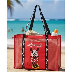 Bolsa playa rejilla Minnie Disney