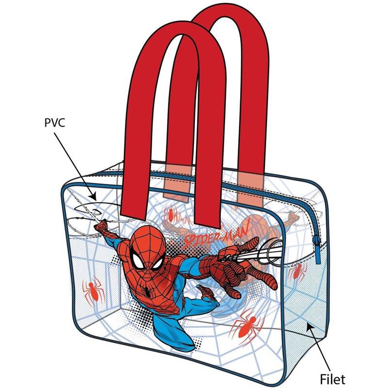 Bolsa playa Spiderman Marvel