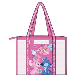 Bolsa playa rejilla Angel & Stitch Disney