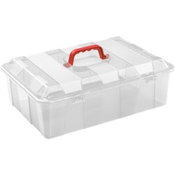 MALETIN HAMBURGO RECTANGULAR CON ASA 7L COLOR SURT.