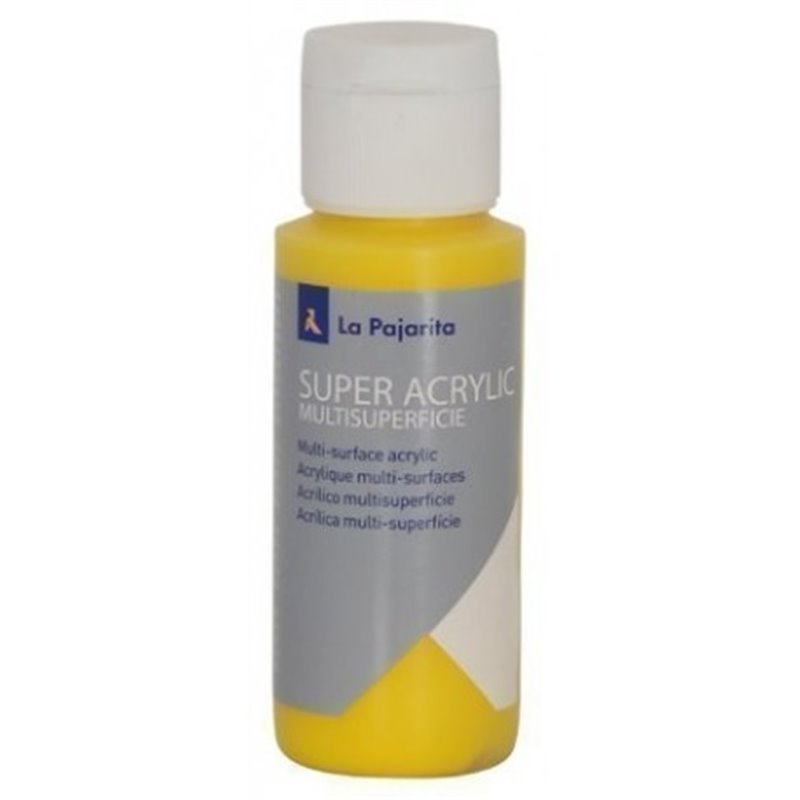 PINTURA ACRILICA LA PAJARITA MULTISUPERFICIE 60 ML.
