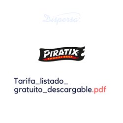 LISTADO TARIFA PIRATIX 2026